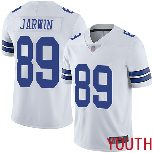 Youth Dallas Cowboys Limited White Blake Jarwin Road #89 Vapor Untouchable NFL Jersey->youth nfl jersey->Youth Jersey